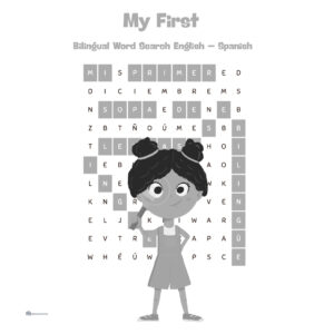 My First Bilingual Word Search English – Spanish